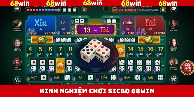 Theo cược vào một cửa duy nhất trong Sicbo