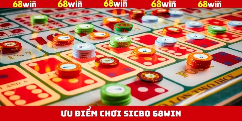 Giao diện trò chơi Sicbo trên 68Win hấp dẫn