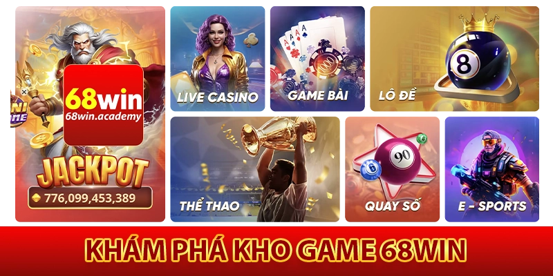Khám phá kho game cá cược tại 68Win